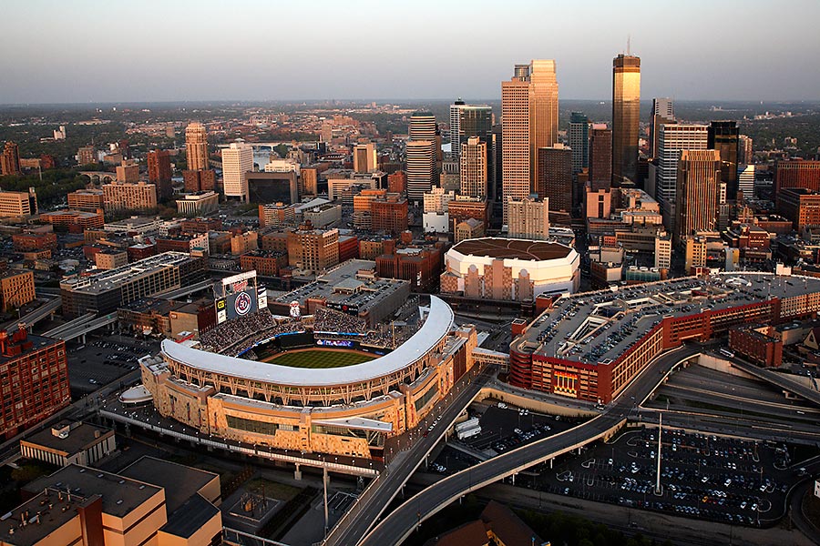 Target Field & Minneapolis Skyline