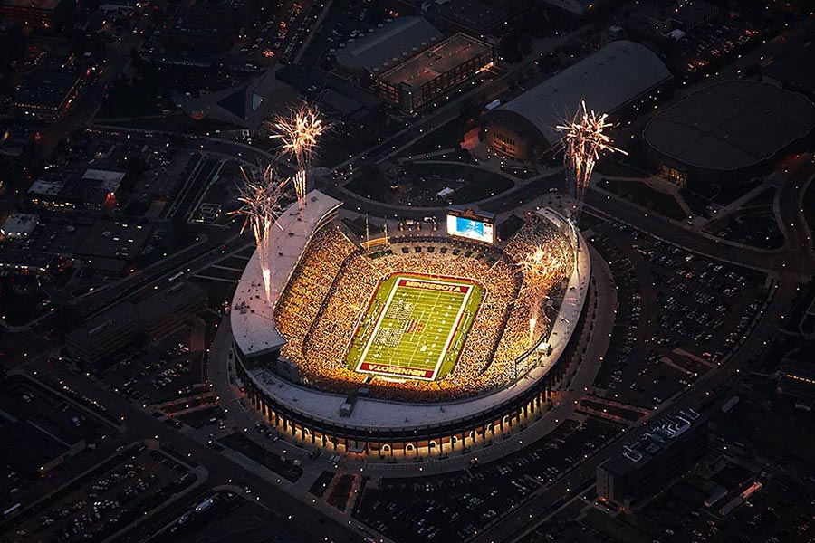 TCF Stadium Opening Night