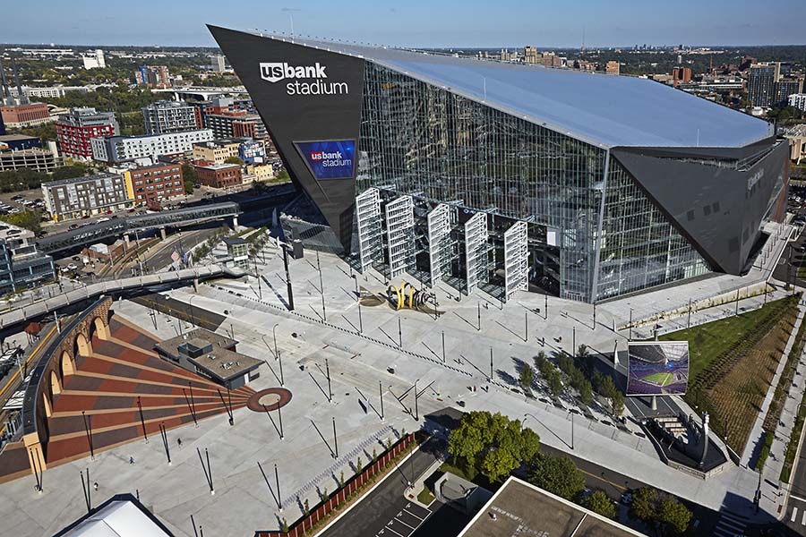 US Bank Stadium Progress